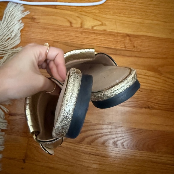 Gucci Marmont Gold Mules Size 8/EU 39 - Picture 3 of 3